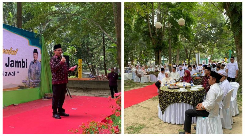 Wali Kota Maulana Hadiri Halal Bihalal Pujakesuma, Ajak Warga Bersatu Bangun Kota Jambi Bahagia