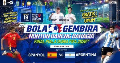 Nonton Final Piala Dunia Gratis di Jambi, Warga Bisa Dapat Voucher Belanja dan Doorprize